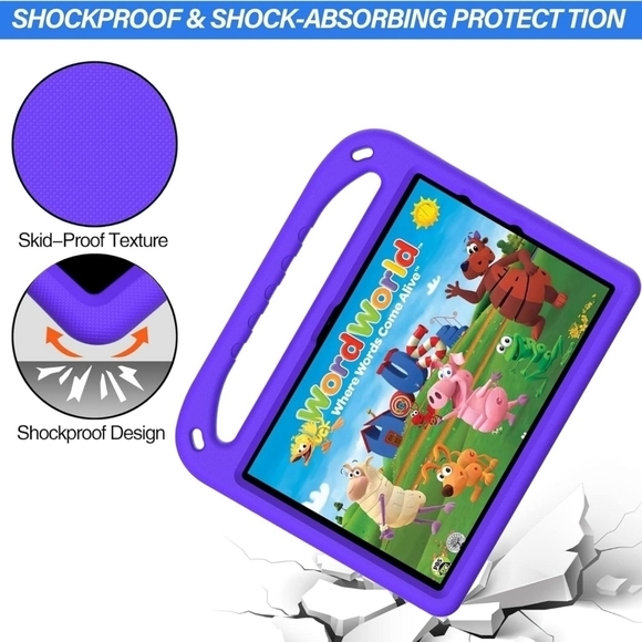 Purple Fire HD 10 Tablet Case - Picture 4 of 8